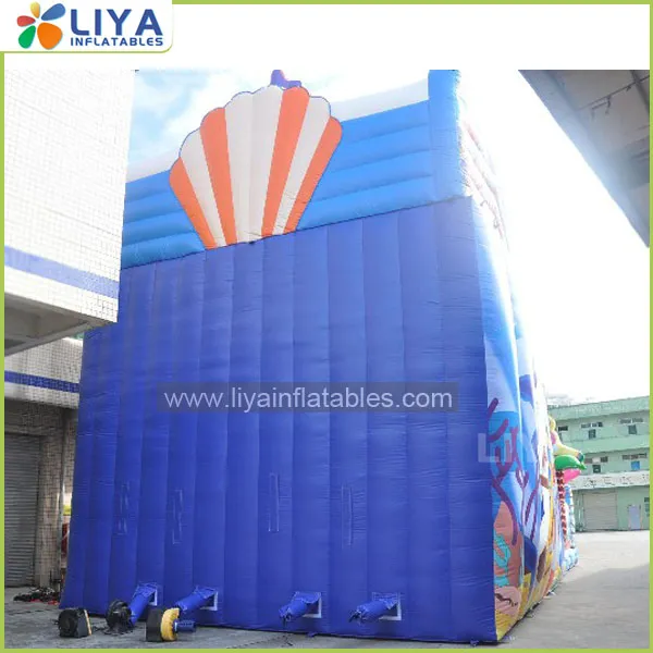 Large 2 Lanes Sea World Inflatable Slide for Adult and Kids