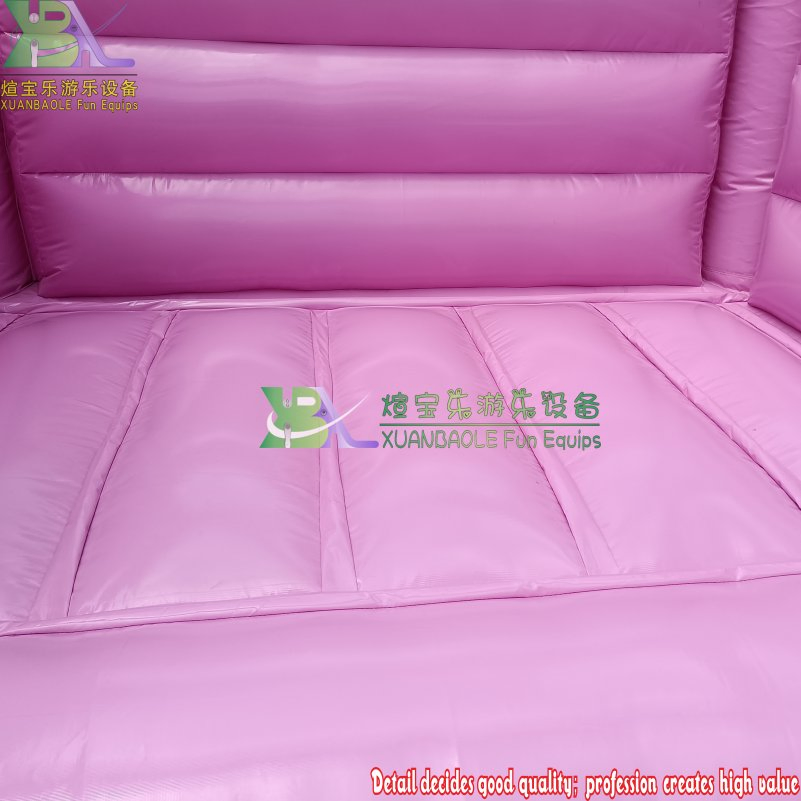 Macaron Colorful Pink Inflatable White Jumping Wedding Bouncy Castle Bounce House Inflatable Wedding Bouncer for Sale