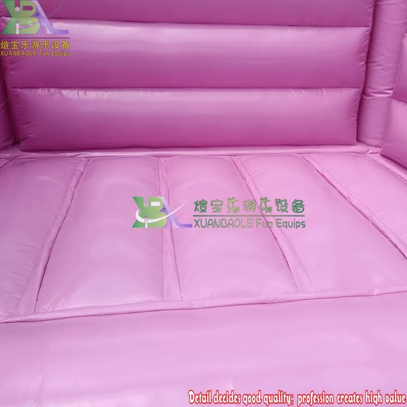 Macaron Colorful Pink Inflatable White Jumping Wedding Bouncy Castle Bounce House Inflatable Wedding Bouncer for Sale