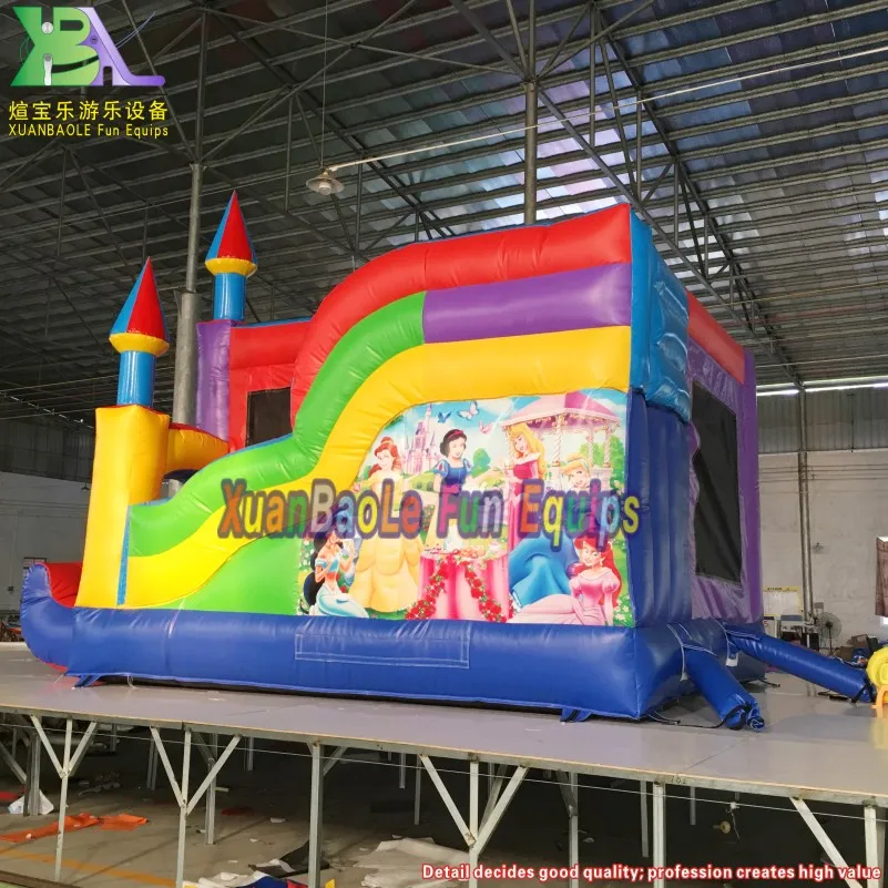 Made in Guangzhou Party Jumper Fairy Tale Princess Bounce House Castle Jump Inflatable Bouncy Jumping Castle Combo