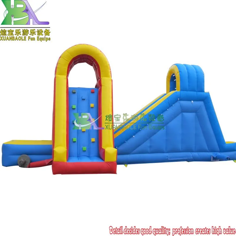 Mall Used Rush Twist Inflatable Water Slide with Small Pool, First Grade Inflatable Water Slides for Parties