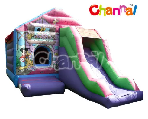 Mickey Inflatable Bouncer Slide/Inflatable Min Jumper Combo Bb070