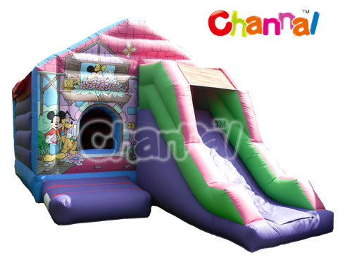 Mickey Inflatable Bouncer Slide/Inflatable Min Jumper Combo Bb070