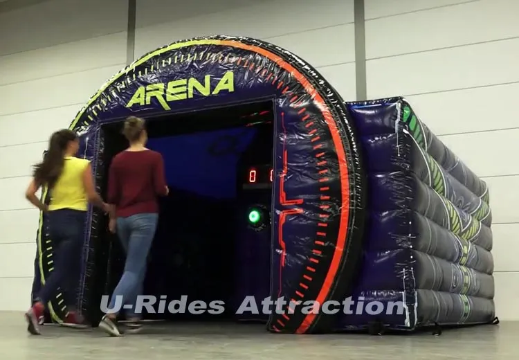 New inflatable sport game Light Speed Arena Carnival Games Interactive Game Rental