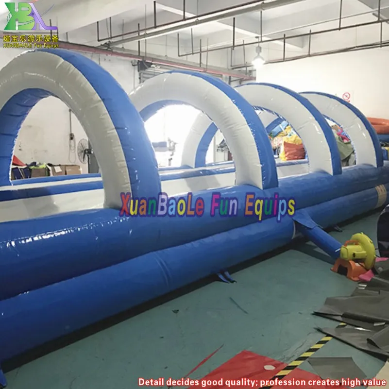 Promotional Inflatable Products Lanes Slip N Slide Inflatable with Water Pool