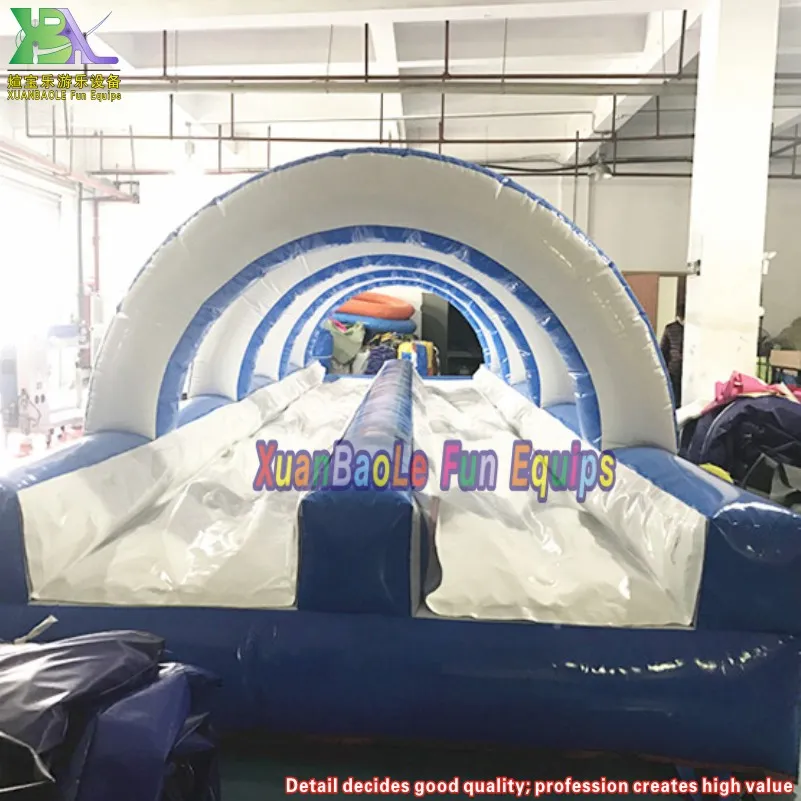 Promotional Inflatable Products Lanes Slip N Slide Inflatable with Water Pool