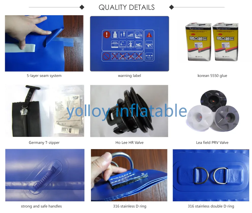PVC Tarpaulin Inflatable Water Obstacle for Water Park