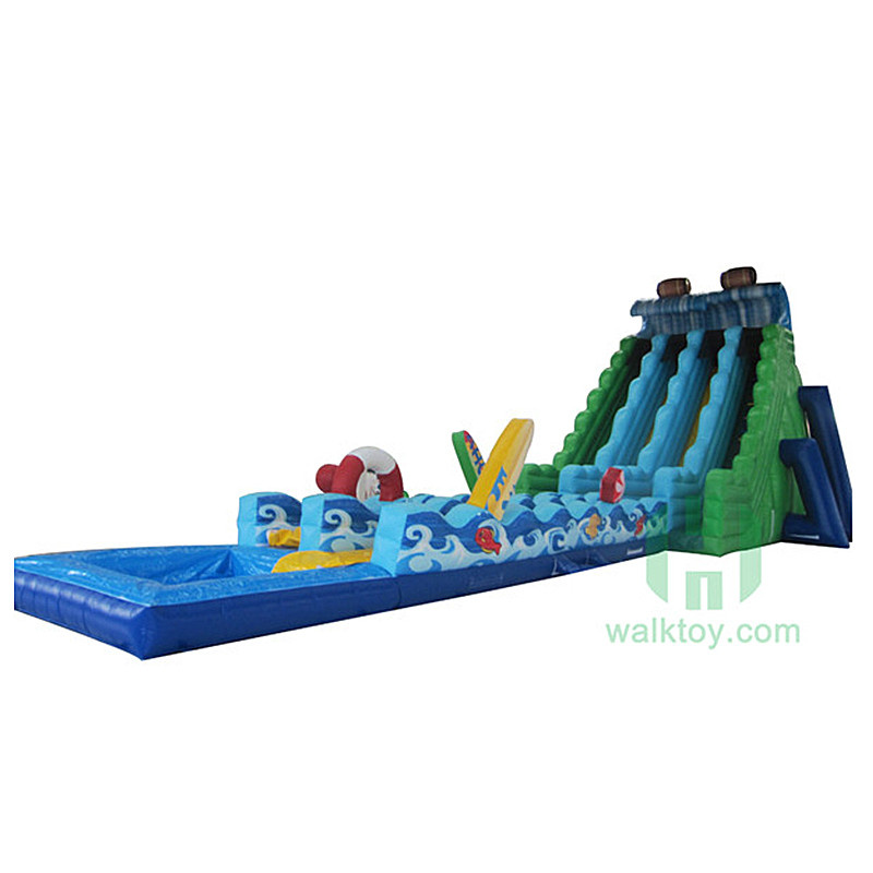 Wholesale Water Slide Custom Inflatable Slide with Swimming Pool Climbing Inflatable Water Slides